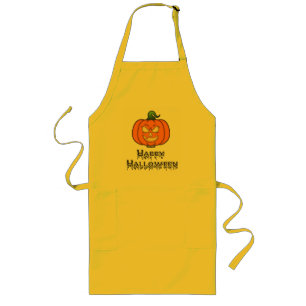 Jack-O-Lantern Happy Halloween Apron