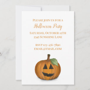 Jack O Lantern in Pumpkin Patch Announcement