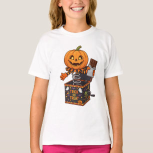 Jack o Lantern in the Box Halloween T-Shirt