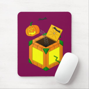 Jack-o-Lantern-in-the-Box - Mouse Pad