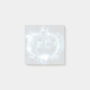  jack-o-lantern in the rain post-it notes