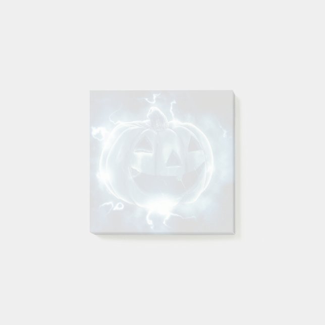  jack-o-lantern in the rain post-it notes (Front)