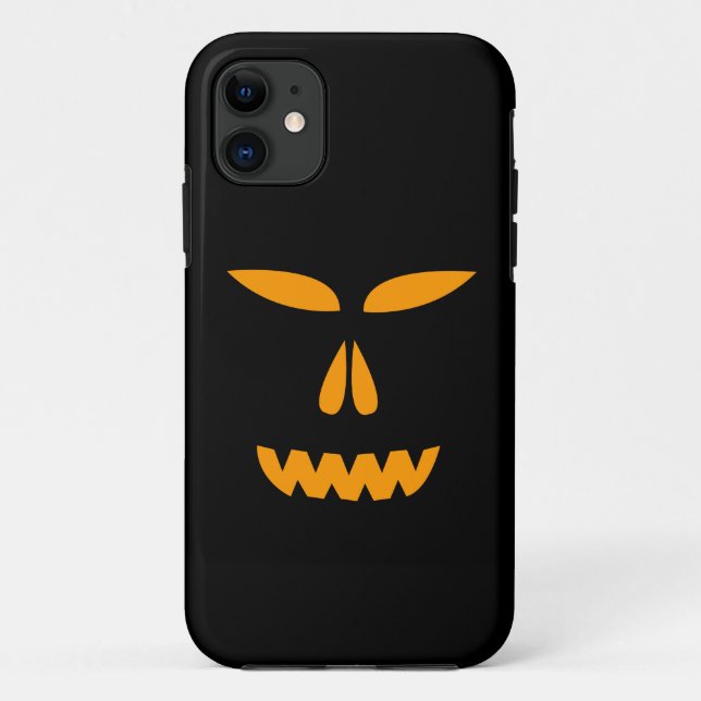 Jack o' lantern iphone case (Back)