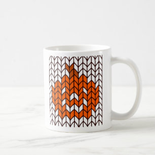 JACK-O-LANTERN KNIT White Mug
