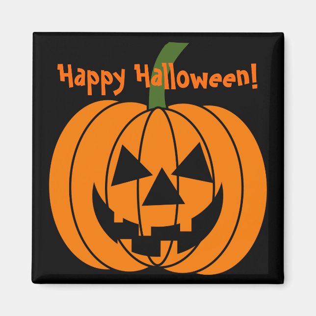 Jack O' Lantern Magnet (Front)