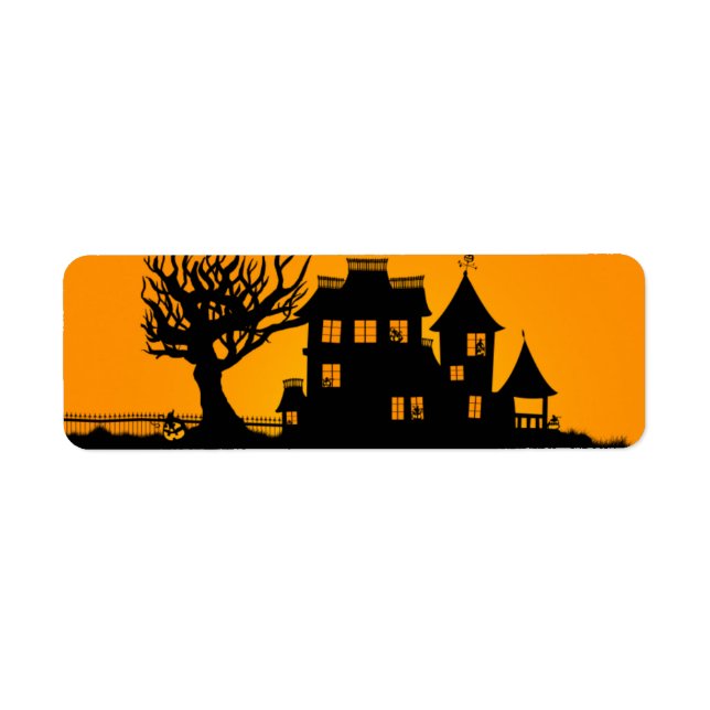 Jack O Lantern Manor Return Address Label (Front)