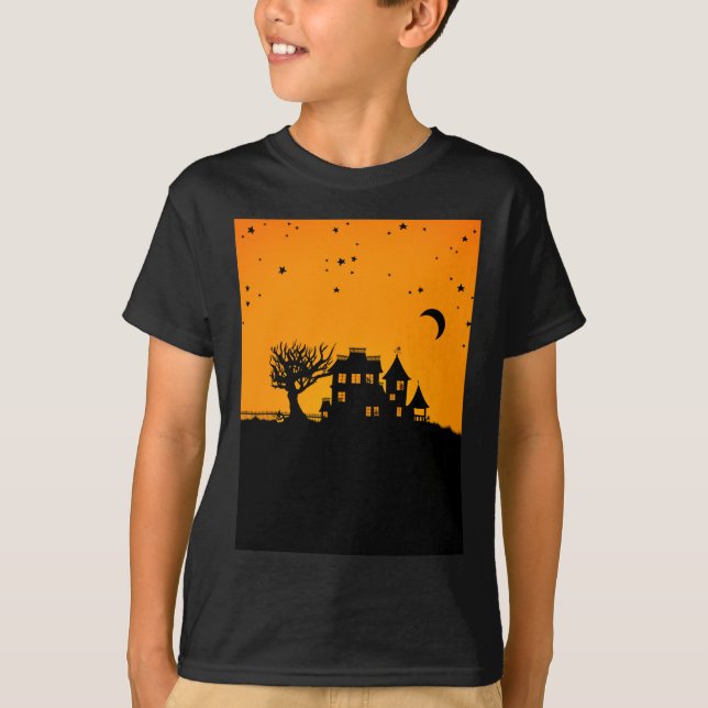 Jack O Lantern Manor T-Shirt (Front)