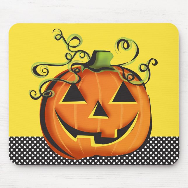 Jack-O-Lantern Mousepad (Front)