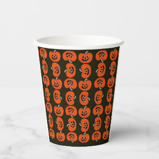 Jack-O-Lantern Paper Cups