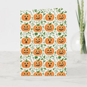 Jack-O’-Lantern patterned  Card