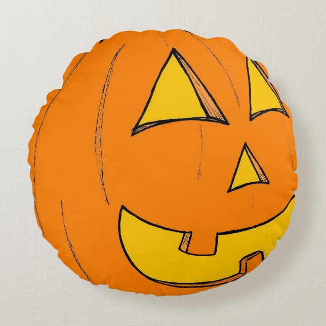 Jack o' Lantern Pillow (Front)