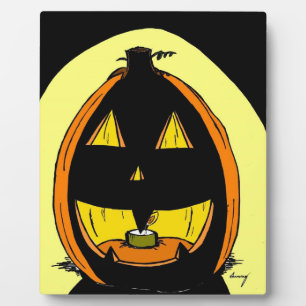 Jack o' Lantern Plaque