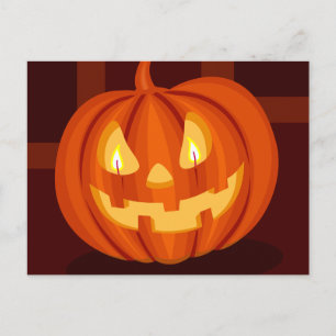 Jack-O'-Lantern Postcard