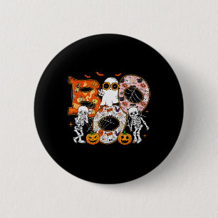 Jack O Lantern Pumpkin Boo Griddy Dance Halloween 6 Cm Round Badge