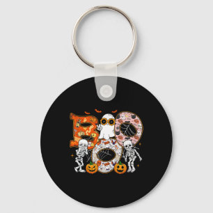 Jack O Lantern Pumpkin Boo Griddy Dance Halloween Key Ring