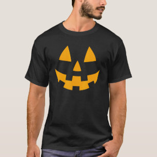 Jack O Lantern Pumpkin Face Monster Halloween Cost T-Shirt