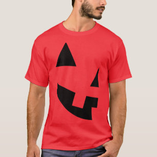 Jack-O-Lantern Pumpkin Face Print Halloween Matchi T-Shirt