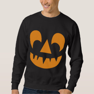 Jack O Lantern Pumpkin Face Sweatshirt