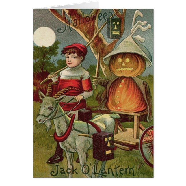 Jack O' Lantern Pumpkin Goat Full Moon (Front)