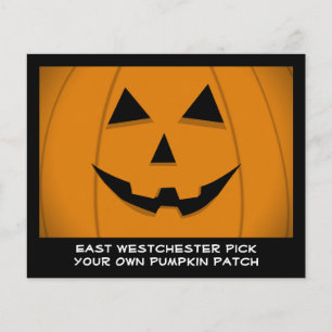 Jack-O-Lantern Pumpkin Graphic Customisable Flyer