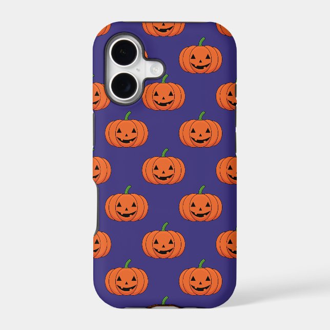 Jack-O'-Lantern Pumpkin Halloween Pattern (Back)
