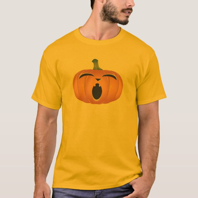 Jack O Lantern Pumpkin Halloween Shirt (Front)