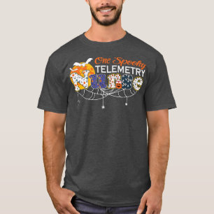 Jack O Lantern Pumpkin One Spooky Telemetry Nurse T-Shirt