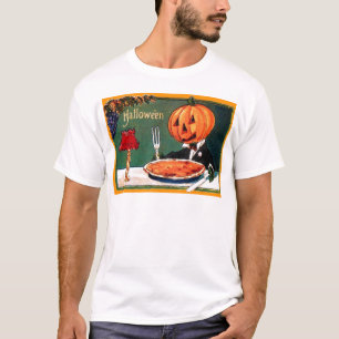 Jack O' Lantern Pumpkin Pie Scarecrow T-Shirt