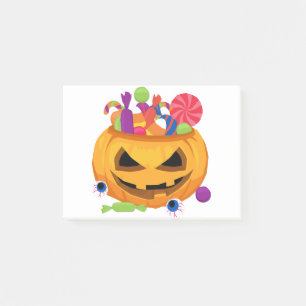 jack o lantern pumpkin post-it notes