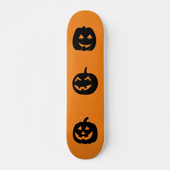 JACK O' LANTERN  PUMPKIN SKATEBOARD DECK (Front)