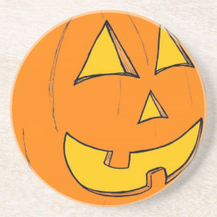 Jack o' Lantern Purple Coaster