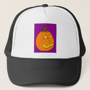 Jack o' Lantern Purple Hat