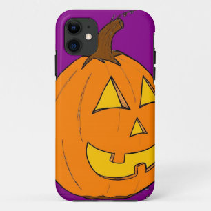 Jack o' Lantern Purple iPhone 5 Case Barely There