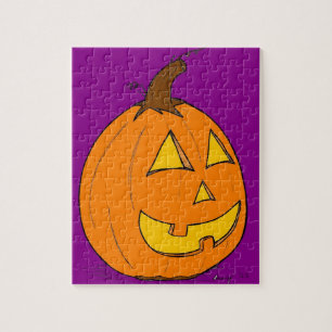 Jack o' Lantern Purple Puzzle