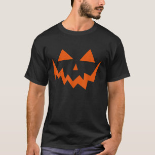 Jack O Lantern Scary Carved Pumpkin Face Halloween T-Shirt