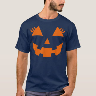 Jack O Lantern Scary Carved Pumpkin Face Halloween T-Shirt
