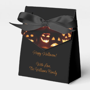  Jack-O'-Lantern scary carved pumpkins Halloween Favour Box