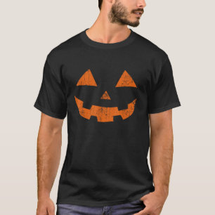 Jack o Lantern scary halloween pumpkin face T Shir T-Shirt
