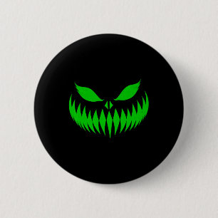 Jack O Lantern Scary Pumpkin Face Halloween Costum 6 Cm Round Badge