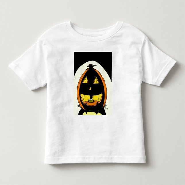 Jack o' Lantern Toddlers T-Shirt (Front)