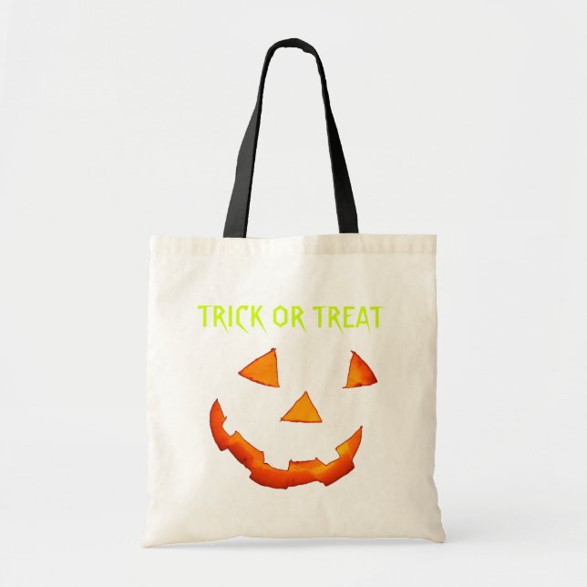 Jack-o'-Lantern Trick-or-Treat bag (Front)