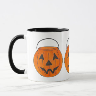 Jack o' Lantern Trick or Treat Halloween Pumpkin Mug
