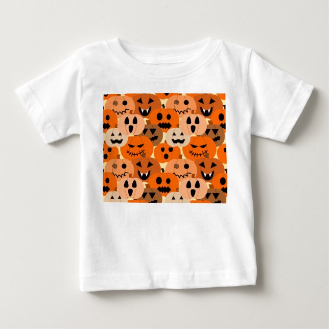 Jack-o-Lanterns Baby T-Shirt (Front)