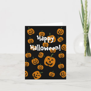Jack O' Lanterns background Card