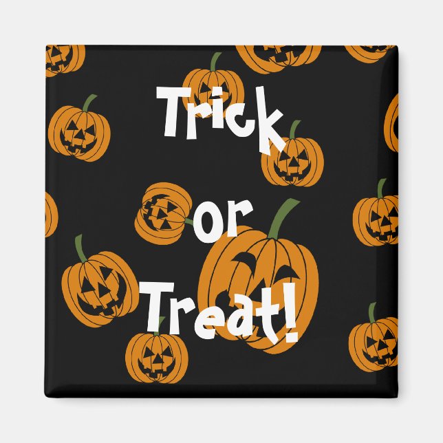 Jack O' Lanterns background Magnet (Front)