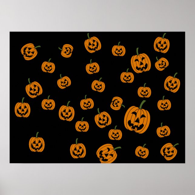 Jack O' Lanterns background Poster (Front)