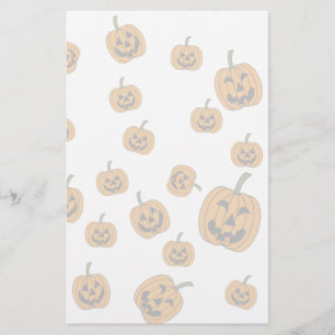 Jack O' Lanterns background Stationery