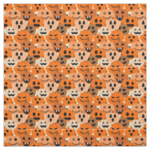 Jack-o-Lanterns Fabric