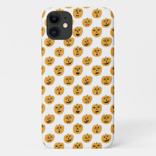 Jack-O-Lanterns Halloween Pumpkins Pattern iPhone 11 Case