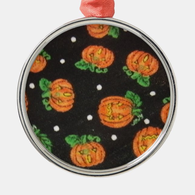 Jack O' Lanterns Metal Tree Decoration (Front)